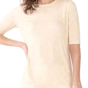 3/10 NEW ANIMAL PRINT Nine West Essential Elbow Sleeve Top